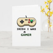 Irish I Was A Gamer Card カード (黄色い花)