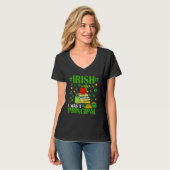 Irish I Was A Principal Funny Patrick's Day Hat Sh Tシャツ (正面フル)