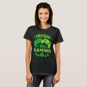 Irish I Was Gaming Video Games St Patricks Day Gam Tシャツ (正面フル)