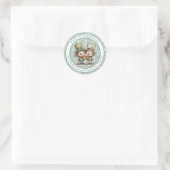 Irish‑Inspired St. Patrick’s Day Envelope Seal ラウンドシール (バッグ)