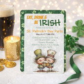 Irish‑Inspired St. Patrick’s Day Party 招待状