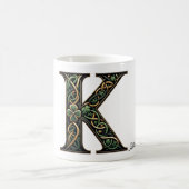 Irish K Monogram Coffee Mug コーヒーマグカップ (中央)