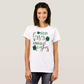 Irish Kisses & Shamrock Wishes Tシャツ (正面フル)