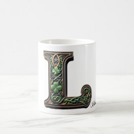 Irish L Monogram Coffee Mug コーヒーマグカップ