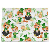 Irish Lassies And Gents ラージペーパーバッグ (正面)