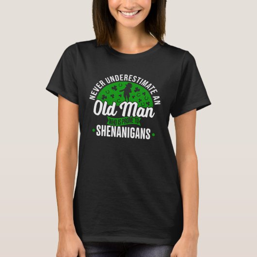 Irish Leprechaun Shamrock St Patricks Day Tシャツ (正面)