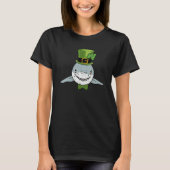 Irish Leprechaun Shark Shamrock St Patricks Day An Tシャツ (正面)