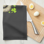 Irish Leprechaun Sloth Shamrock St Patricks Day An キッチンタオル (四つ折り)