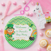 Irish Leprechaun St Patrick's Day Party ペーパープレート (パーティー)