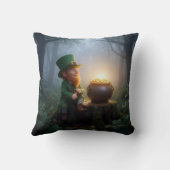 Irish Leprechaun with a Pot of Gold クッション (裏面)