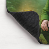 Irish Leprechaun with a Pot of Gold マウスパッド (コーナー)