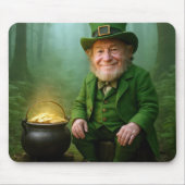 Irish Leprechaun with a Pot of Gold マウスパッド (正面)