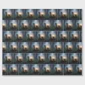 Irish Leprechaun with a Pot of Gold ラッピングペーパー (フラット)