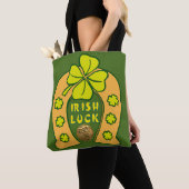 irish luck トートバッグ (クローズアップ)