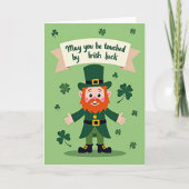Irish Luck Leprechaun Card カード (正面)
