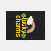 Irish Lucky Charm フリースブランケット (正面(横))