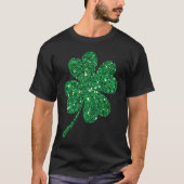 Irish Lucky Shamrock Green Clover St Patrick's Day Tシャツ (正面)