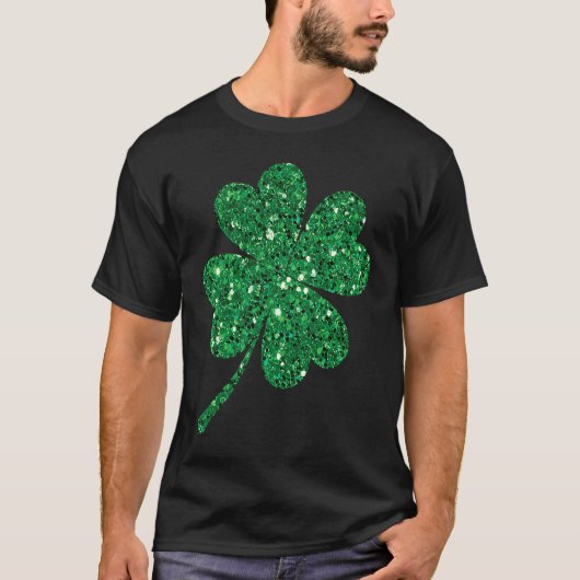 Irish Lucky Shamrock Green Clover St Patrick's Day Tシャツ (正面)