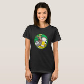 Irish lucky shamrock with beer mug St Patricks Day Tシャツ (正面フル)