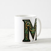 Irish M Monogram Coffee Mug コーヒーマグカップ (正面右)