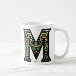 Irish M Monogram Coffee Mug コーヒーマグカップ