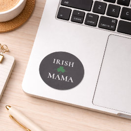 Irish Mama Shamrock  ラウンドシール