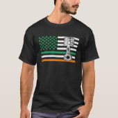 Irish Mechanic  Machinist  St Patricku2019s Day Tシャツ (正面)