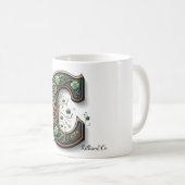 Irish Monogram Coffee Mug コーヒーマグカップ (正面右)
