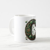 Irish Monogram Coffee Mug コーヒーマグカップ (正面左)