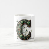 Irish Monogram Coffee Mug コーヒーマグカップ (中央)