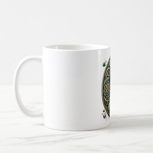 Irish Monogram Coffee Mug コーヒーマグカップ (左)