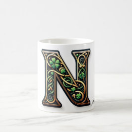 Irish N Monogram Coffee Mug コーヒーマグカップ
