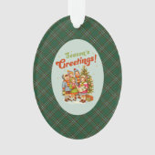 Irish National Original Tartan Christmas オーナメント (正面)