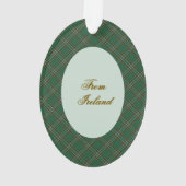 Irish National Original Tartan Christmas オーナメント (裏面)