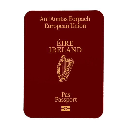 Irish passport magnet マグネット (縦)