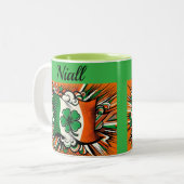 Irish patriotic Mug ツートーンマグカップ (正面左)