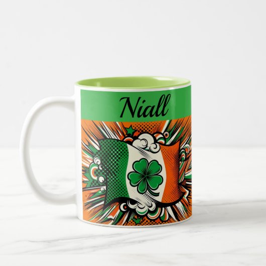 Irish patriotic Mug ツートーンマグカップ (左)