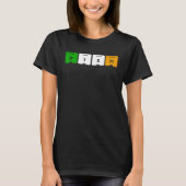 IRISH Periodic Table of Elements Ir I S H Tシャツ (正面)