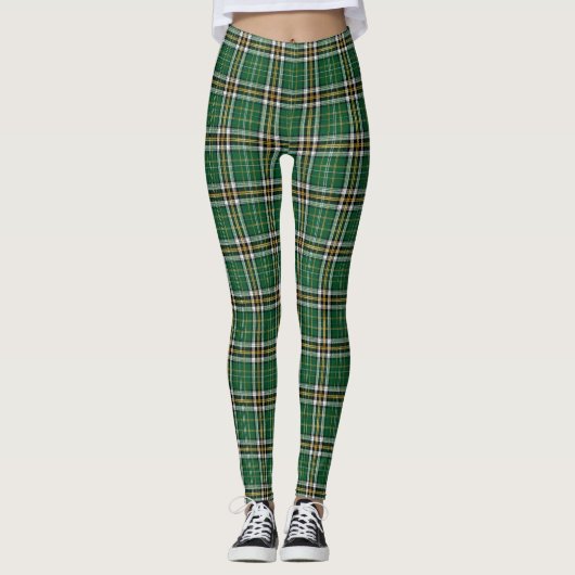 Irish Plaid レギンス (正面)