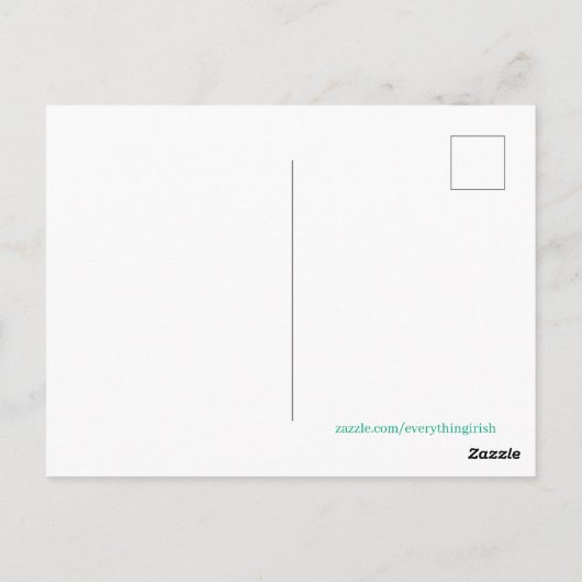 Irish Postcard ポストカード (裏面)