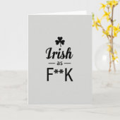 Irish Pride As Fk カード (黄色い花)