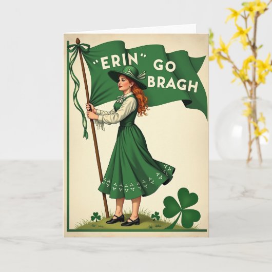 Irish Pride Celebration Card カード (黄色い花)