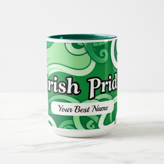 Irish Pride Knot Mug Custom マグカップ (中央)