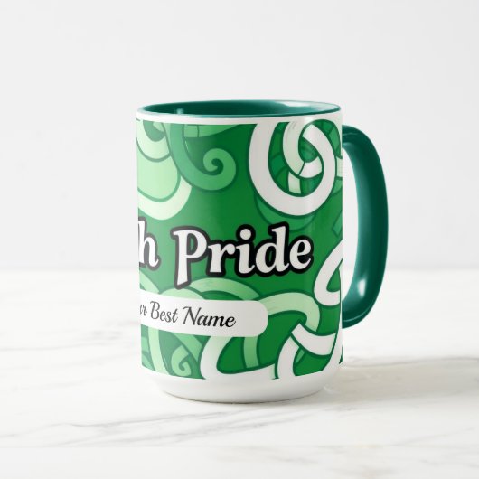 Irish Pride Knot Mug Custom マグカップ (正面右)