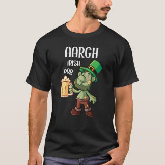 Irish Pub Aargh Patricks Day Tシャツ