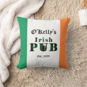 Irish Pub Bar Tavern Throw Pillow クッション (ブランケット)
