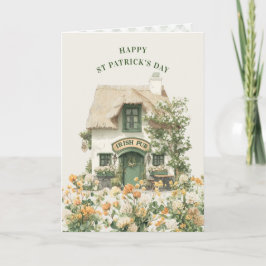 Irish Pub | St Patrick's Day Irish Blessing カード