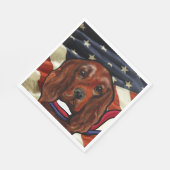 Irish Red Setter    スタンダードランチョンナプキン (角)