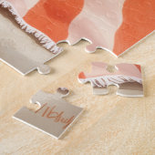 Irish Red Setter Beach Scene ジグソーパズル (側面)