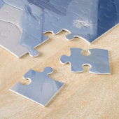 Irish Red Setter Christmas Red Truck Holiday ジグソーパズル (側面)